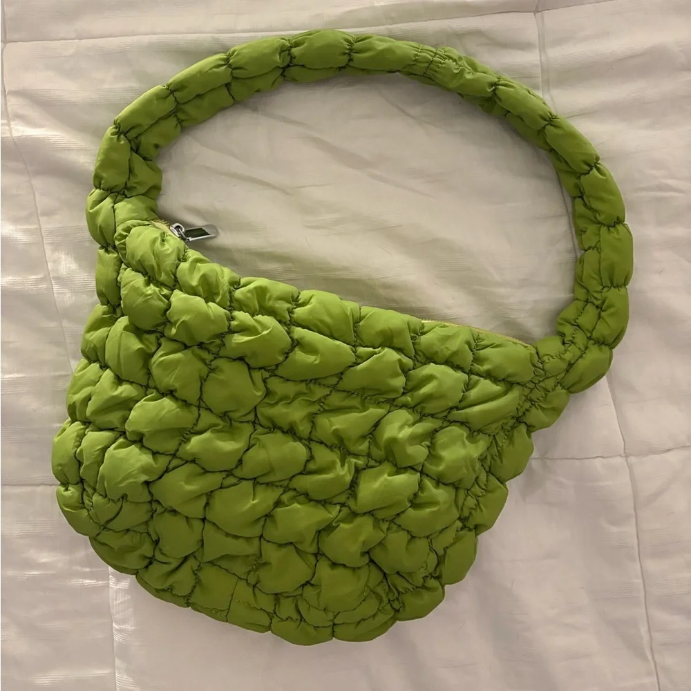Bubble Quilted Hobo Women Handbag Shoulder Bag